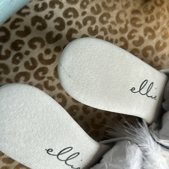 NIP Ellie feather kitten heel mules - Picture 8 of 8